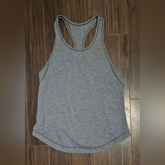 Lululemon Long Distance Tank – Heathered Black Size 6 - Picture 3 of 7